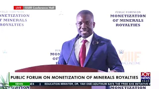 Public Forum on Monetization of Mineral Royalties- The Market Place on Joy News (3-5-21)
