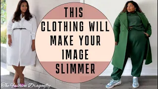 THIS CLOTHING WILL MAKE YOUR IMAGE SLIMMER | HOW TO BE STYLISH PLUS SIZE WOMEN 50+ 55+ 65+