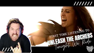 Post Apocalyptic Madness! Unleash the Archers - Tonight We Ride - Reaction!