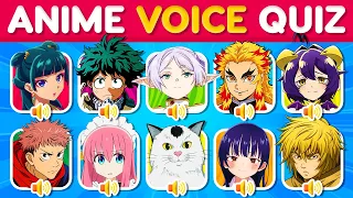 ANIME VOICE QUIZ 🗣️🔊 Whose Voice is this? 🤔 For Real Otaku 👑