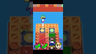 8 Bit vs brawlers race test #shorts #brawlstars