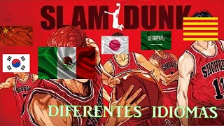 OPENING DE SLAM DUNK EN DISTINTOS IDIOMAS