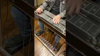 Pedal Steel Guitar Riff’n (Pedal Steel) Amanda Kate Ferris #shorts #tutorial #pedalsteelguitar