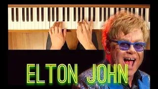 Bennie and the Jets (Elton John) [Easy-Intermediate Piano Tutorial]