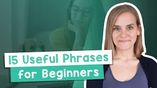 Learn 15 Useful Phrases for ABSOLUTE Beginners in German - A1 [with Jenny]