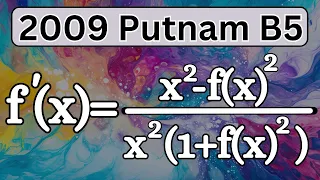 A differential equation from the famous Putnam exam.