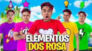 ME TRANSFORMEI EM TODOS OS ELEMENTOS DOS ROSA *desafio extremo