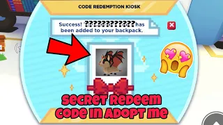 Secret Redeem Code in adopt me *OMG*