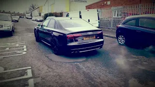 Audi S8 D4 loud custom exhaust