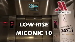 Schindler Miconic 10 Low-Rise Elevators - Marriott Marquis Times Square in NYC