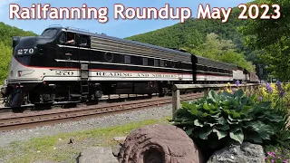 RDCs, wigwags, the new Pittston train, and more | Railfanning Roundup May 2023