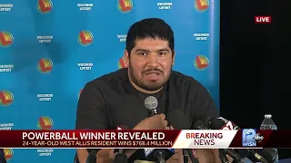 West Allis man claims $768M Powerball jackpot