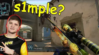 IS THIS S1MPLE???? (CSGO Overwatch)