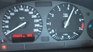 BMW E36 320i 0-100 acceleration