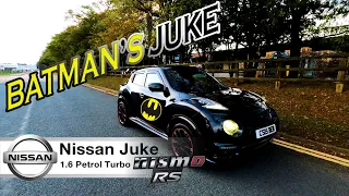 The Nissan Juke RS Nismo. Fun experience with Batman's JUKE