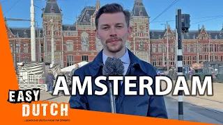 Tour Around Amsterdam (in Slow Dutch) | Super Easy Dutch 1