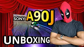 2021 Sony Bravia XR 55 inch A90J/XR55A90J Unboxing+Assembly+Demo