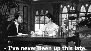 Citizen Kane 1941 Jedediah's flashback with the breakfast scene.