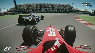 Michael Schumacher slugs it out with Montoya in Montreal - Assetto Corsa