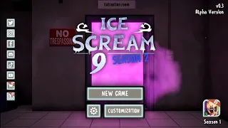 Ice Scream 9 Main Menu & Gameplay!! | Ice Scream Season 2 (Fanmade)