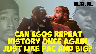 Can the Drake & Kendrick Rap beef end up like Pac & Big? #kdot #drake #culture #battle #rap #BRN