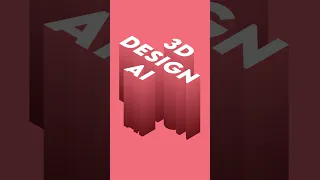 3D Text Design in Adobe Illustrator, Illustrator Tips and Tricks #Shorts