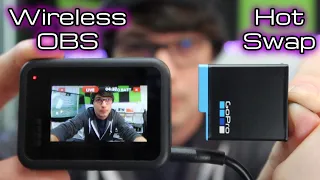 INCREDIBLE GoPro 8 Live Stream Tricks NO ONE Knows!! // WIRELESS OBS & Hot Swap 🔋 IRL Twitch Stream