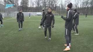 Тренировка «Зенита» перед матчем против «Тосно»