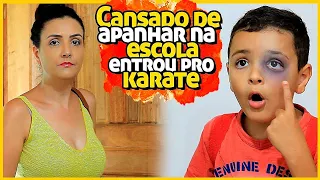 Aula de karate 🥋🤦 - Familia Parafuso Solto