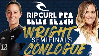 Tyler Wright vs Courtney Conlogue | Rip Curl Pro Bells Beach - Semifinals Heat Replay