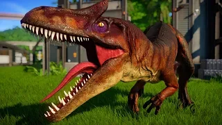 Allosaurus vs Baryonyx, Carnotaurus, Ceratosaurus - Jurassic World Evolution