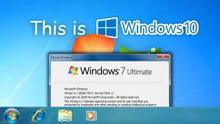 Windows 10, but it looks like Windows 7 (Windows 10 22H2 to 7 Update 2)