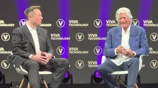 Elon Musk at Viva Tech 2023 (#2 of several clips): “is it real?”