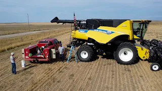 DAYS 56 & 57 / 2022 Wheat Harvest / August 10 & 11 (Jordan, Montana)