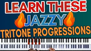 🔥 1 - 6 AND 6 - 4 Tritone Chord Progressions 🔥