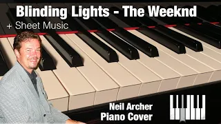 Blinding Lights - The Weeknd - Piano Cover + Sheet Music
