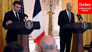 Biden, Macron Grilled On Ukraine, Russia, Terrorism, And More