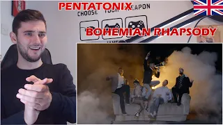 First time hearing Pentatonix - Bohemian Rhapsody (Official Video) | British Guy Reacts