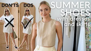 HOW TO PAIR SUMMER SHOES WITH SKIRTS AND DRESSES (DOS AND DON'TS!)