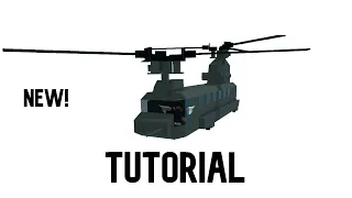 Chinook Helicopter (UPDATED) | Plane Crazy Tutorial