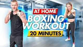 20-Minute Boxing Workout at Home (NO EQUIPMENT NEEDED!!)