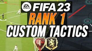 META RANK 1 CUSTOM TACTICS & FORMATIONS (Post Patch) - FIFA 23