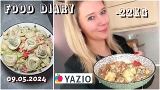 FOOD DIARY | 09.05.2024 | What I eat in a day inkl. YAZIO Nährwertangaben 📲