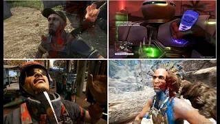 Far Cry 3 Vs FC 3 Blood Dragon Vs Far Cry 4 Vs Far Cry Primal - Stealth Kills Outposts [ No HUD ]