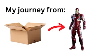 My Helmet Making Journey! #ironman #3dprinting #superhero #cardboardcraft #cosplay #evafoam