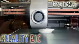 CREALITY K1C INSANE SPEED as shown in this video