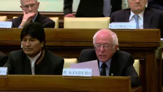 Vatican | Bernie Sanders Prepared Remarks