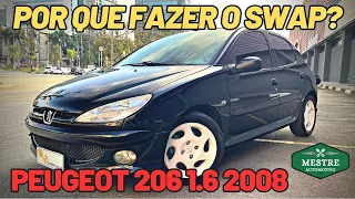 Peugeot 206 Swap 1.6 - De 1.4 para 1.6