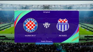 HNK Hajduk Split vs NK Rodeš | PES SHNL 23/24