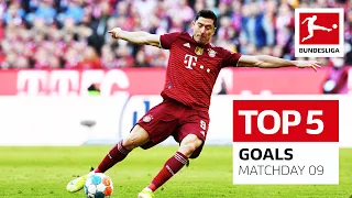 Top 5 Goals - Lewandowski, Bellingham & More